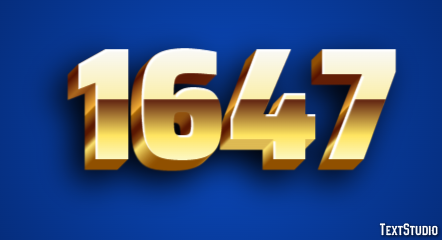 1647 Efekt tekstowy