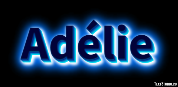 Adélie Tekst Effect