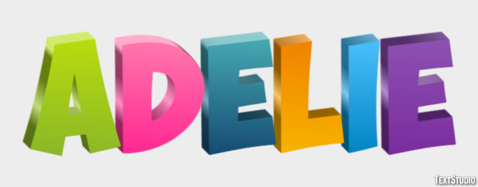 Adélie Efekt tekstowy