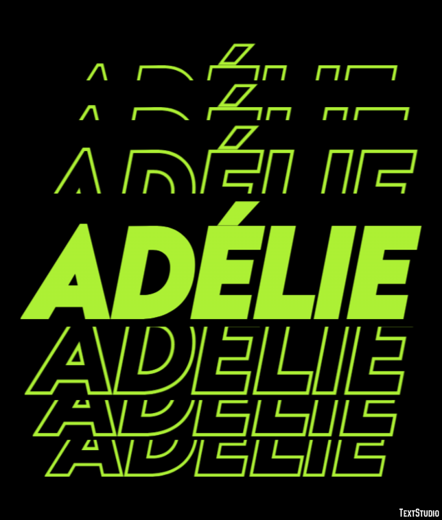 Adélie Efekt tekstowy