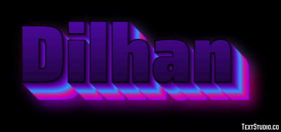 Dilhan Efeito de texto