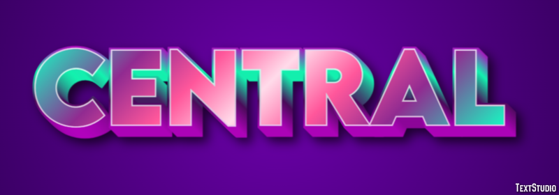 Central Text Effect