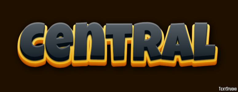 Central Text Effect