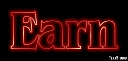 Earn Text Effect