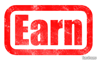 Earn Text Effect