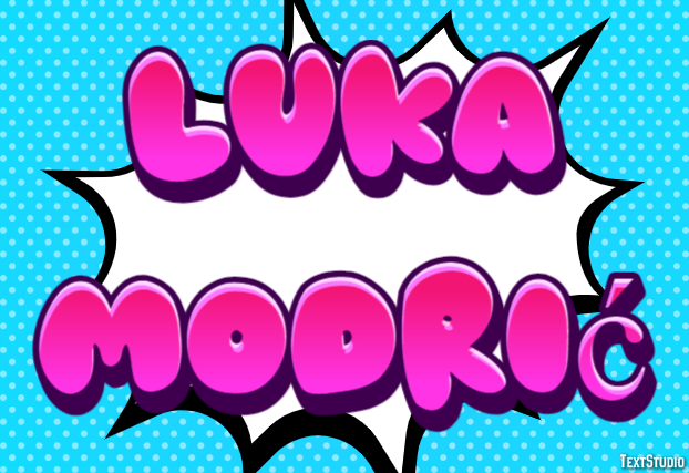 Luka Modrić Effetto testo