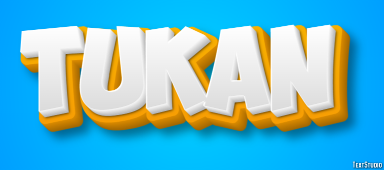 Tukan Texteffekt