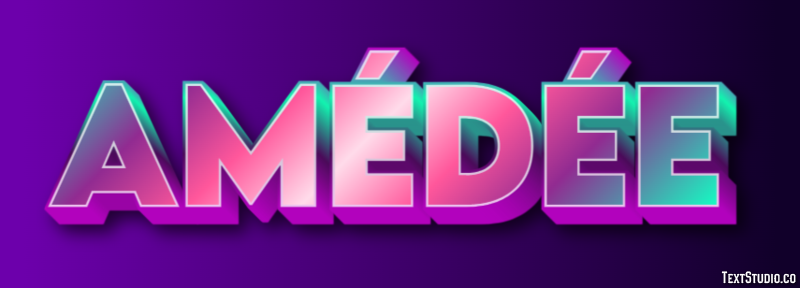 Amédée Text Effect