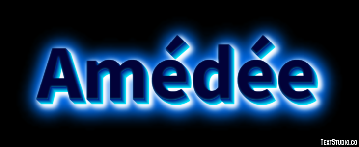 Amédée Text effect