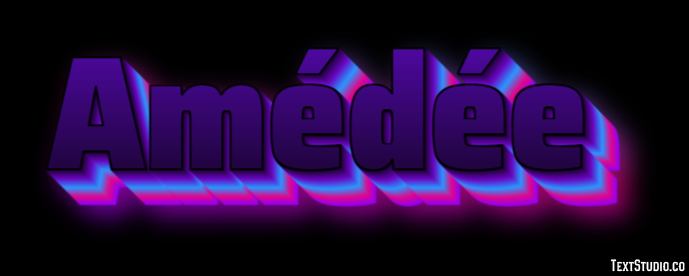 Amédée Text effect