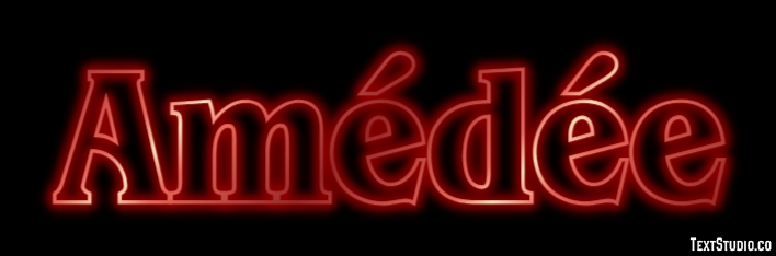 Amédée Text Effect