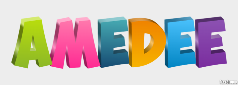 Amédée Text Effect