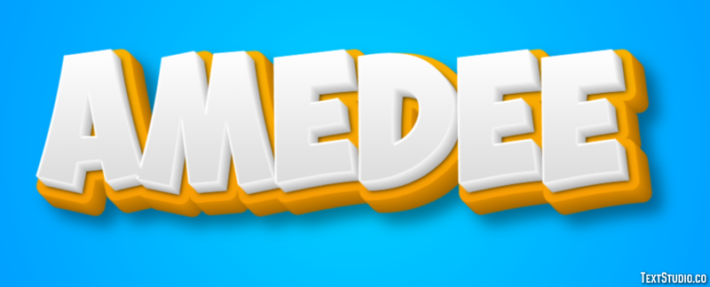 Amédée Text Effect