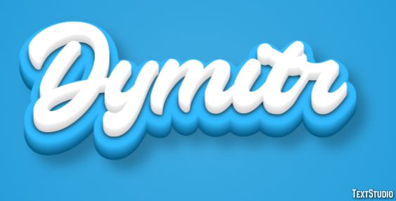 Dymitr Text Effect