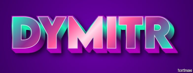 Dymitr Text effect