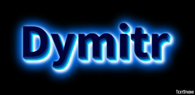 Dymitr Text Effect