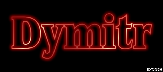 Dymitr Text effect