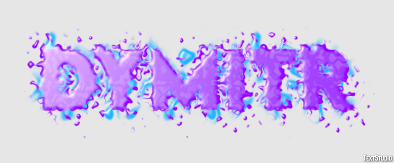 Dymitr Text effect