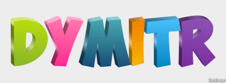 Dymitr Text Effect