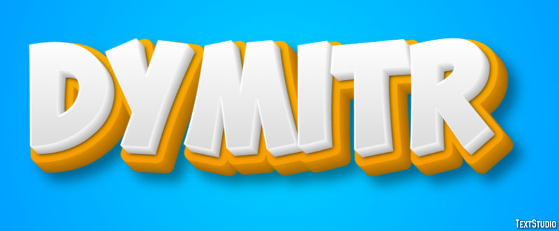 Dymitr Text effect