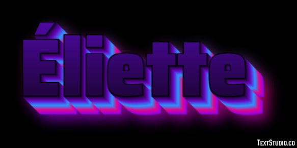 Éliette Text Effect