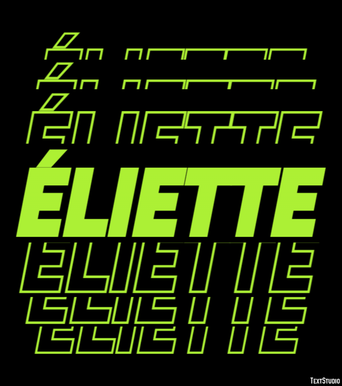 Éliette Text Effect
