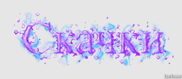 Скачки Эффект текста