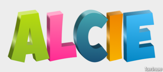 Alcie Text effect
