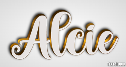 Alcie Text effect