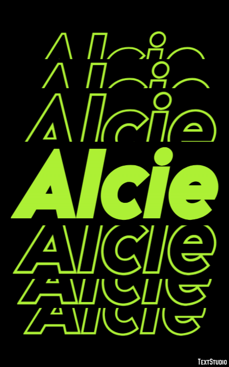Alcie Text effect