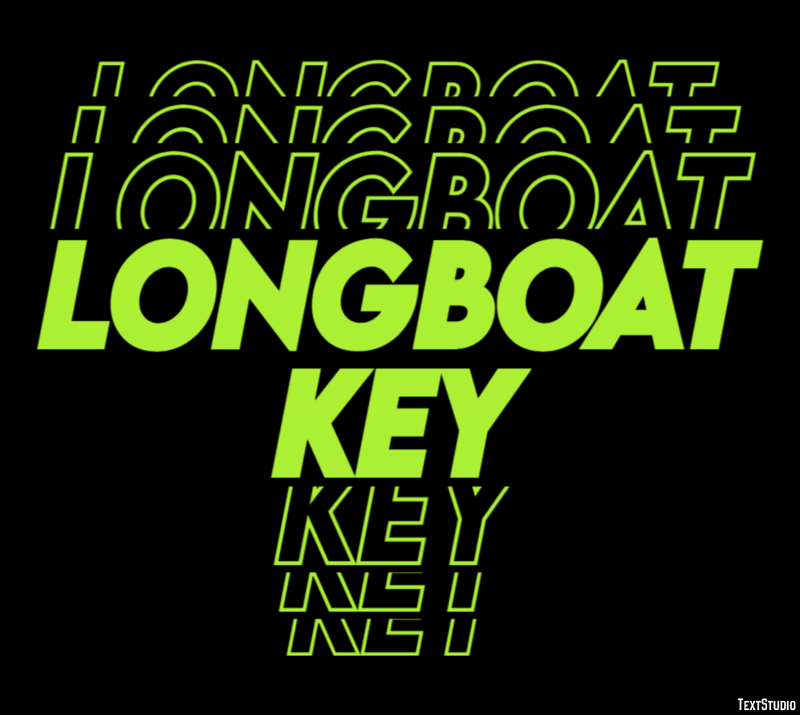 Longboat Key Texteffekt
