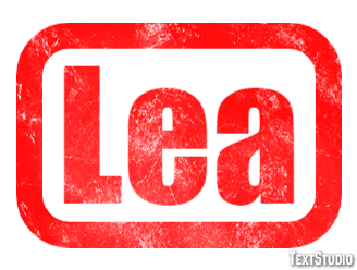 Lea Эффект текста