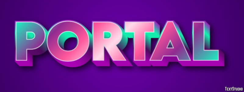 Portal Metin efekti