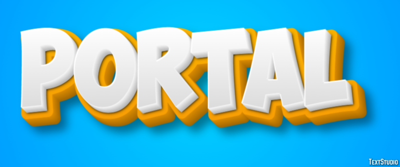 Portal Text Effect