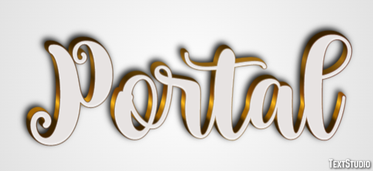 Portal Text Effect
