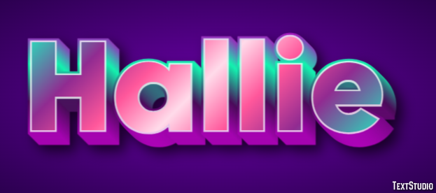 Hallie Text Effect