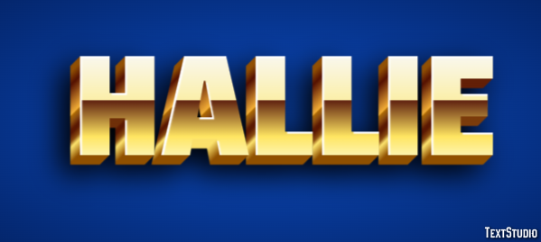 Hallie Texteffekt