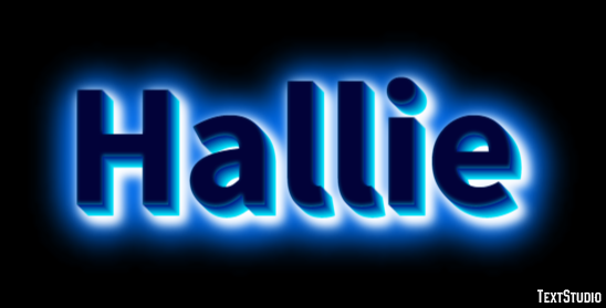 Hallie Text Effect