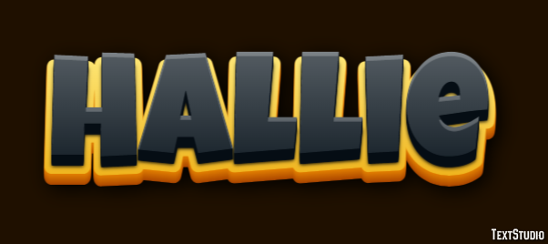 Hallie Text Effect