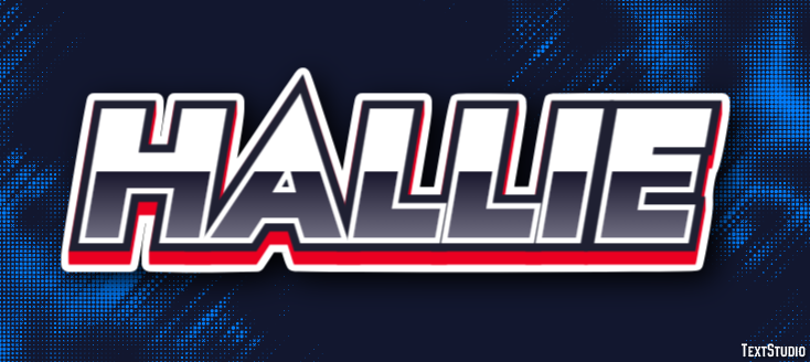 Hallie Text Effect