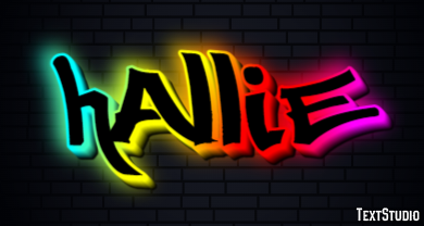 Hallie Text Effect