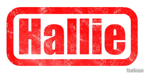 Hallie Texteffekt