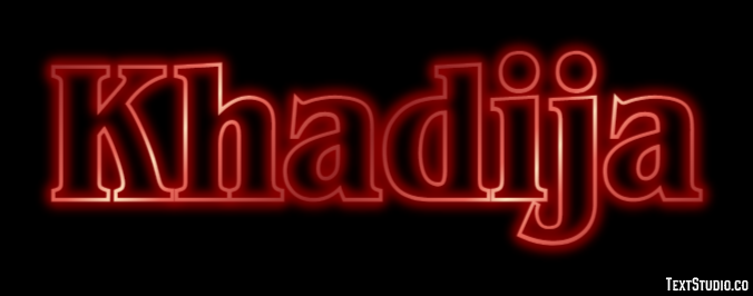 Khadija Effetto testo