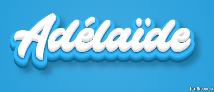 Adélaïde Text effect