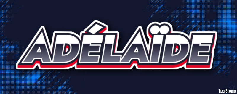 Adélaïde Text effect