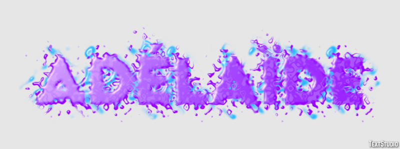 Adélaïde Text effect