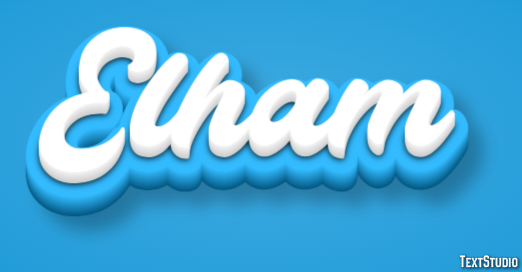 Elham Efecto de texto