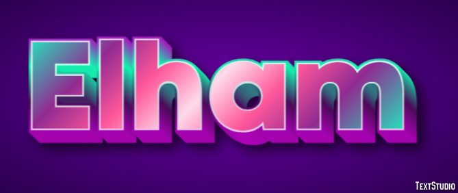 Elham Efecto de texto