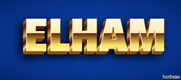 Elham Efecto de texto