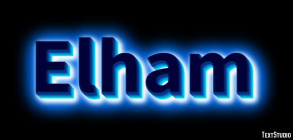 Elham Efecto de texto